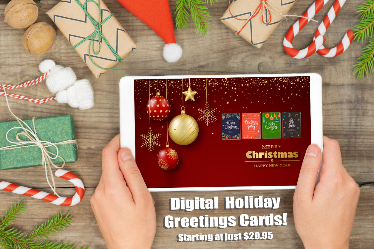 NEW FOR 2022! Digital Holiday Greeting Videos!