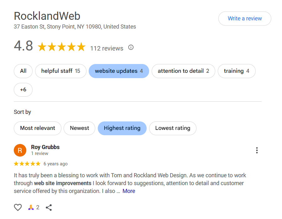 Pastor Roy Grubbs testimonial