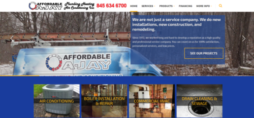 Example of Business website by RocklandWeb | Affordable A-Jay