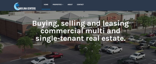 Example of Business website by RocklandWeb | Carolina Centers