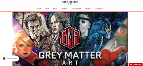 Example of Business website by RocklandWeb | Grey matter art
