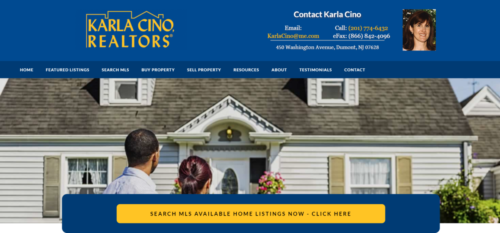 Example of Business website by RocklandWeb | Karlo Cino Realtors