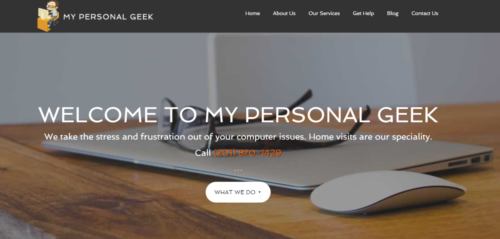 Example of Business website by RocklandWeb | My personal geek