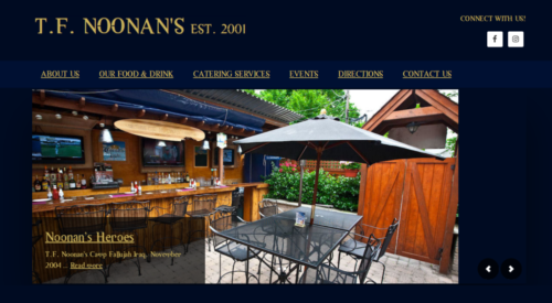 Example of Business website by RocklandWeb | TF Noonan's