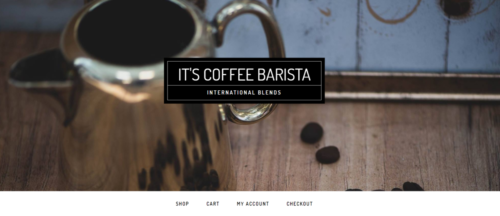 Example of Business website by RocklandWeb | itscoffeebarista