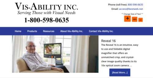 Example of Business website by RocklandWeb | vis-ability